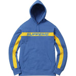 Supreme Stripe Hooded Sweatshirt Royal