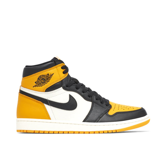 Jordan 1 Retro High OG Yellow Toe by Jordan's in Shoes. Available at KershKicks for £175.00. A must-have for fans of Jordan's looking to elevate their style with this Shoes.