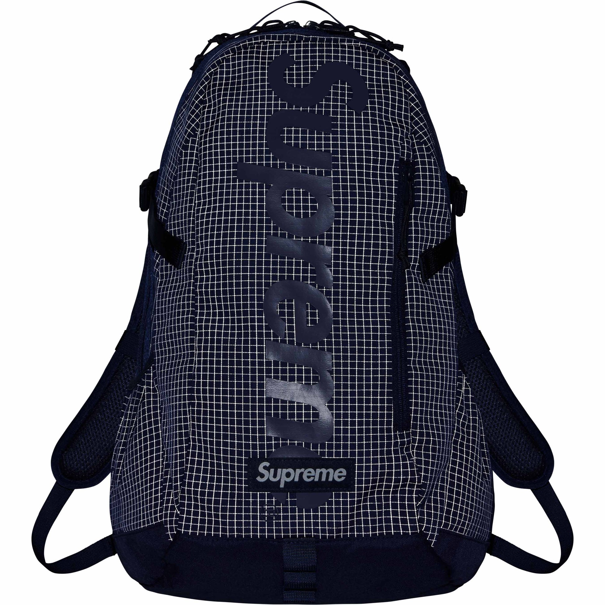 Supreme Backpack Navy SS24 by Supreme in Handbags, Wallets & Cases. Available at KershKicks for £195.00. A must-have for fans of Supreme looking to elevate their style with this Bag.