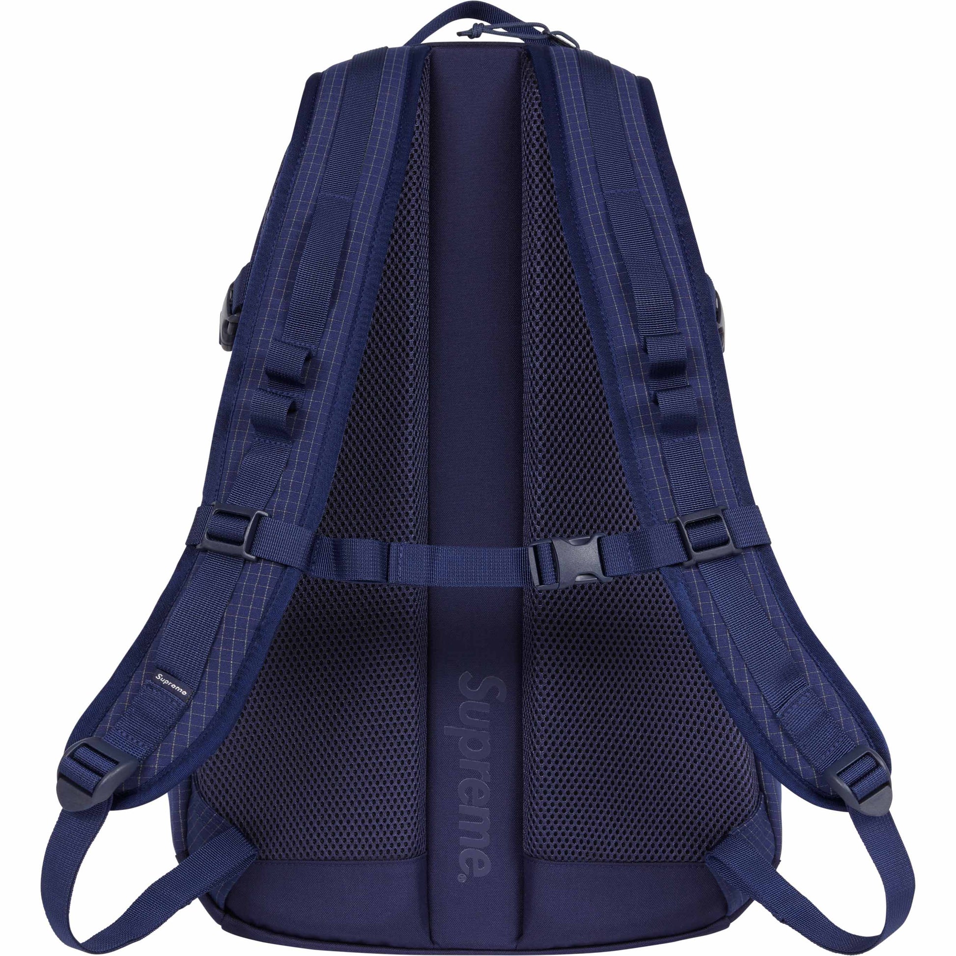 Supreme Backpack Navy SS24 by Supreme in Handbags, Wallets & Cases. Available at KershKicks for £195.00. A must-have for fans of Supreme looking to elevate their style with this Bag.