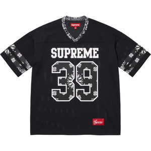Supreme Bandana Football Jersey 39ロゴ L Supreme Bandana Football Jersey Black | Supreme | KershKicks