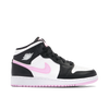 Jordan 1 Mid White Black Light Arctic Pink (GS)