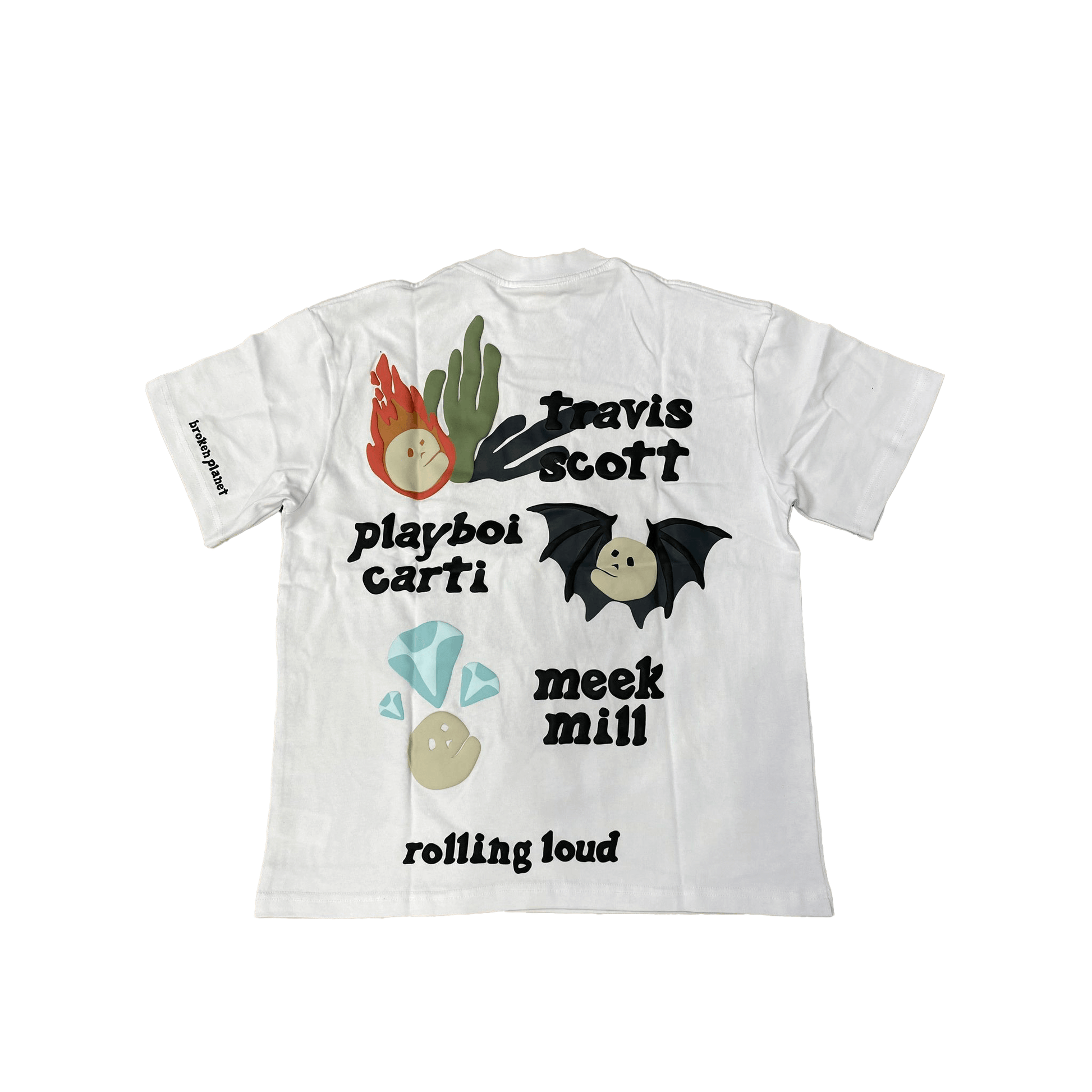 Broken Planet Market x Rolling Loud Portugal (2023) T-Shirt Snow White by Broken Planet Market in Clothing. Available at KershKicks for £175.00. A must-have for fans of Broken Planet Market looking to elevate their style with this T-Shirt.