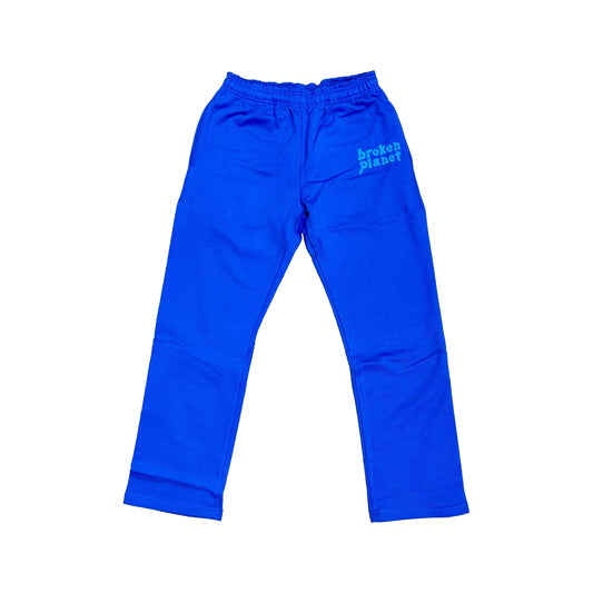 BROKEN PLANET STRAIGHT LEG SWEATPANTS COBALT BLUE by Broken Planet Market from £95.00