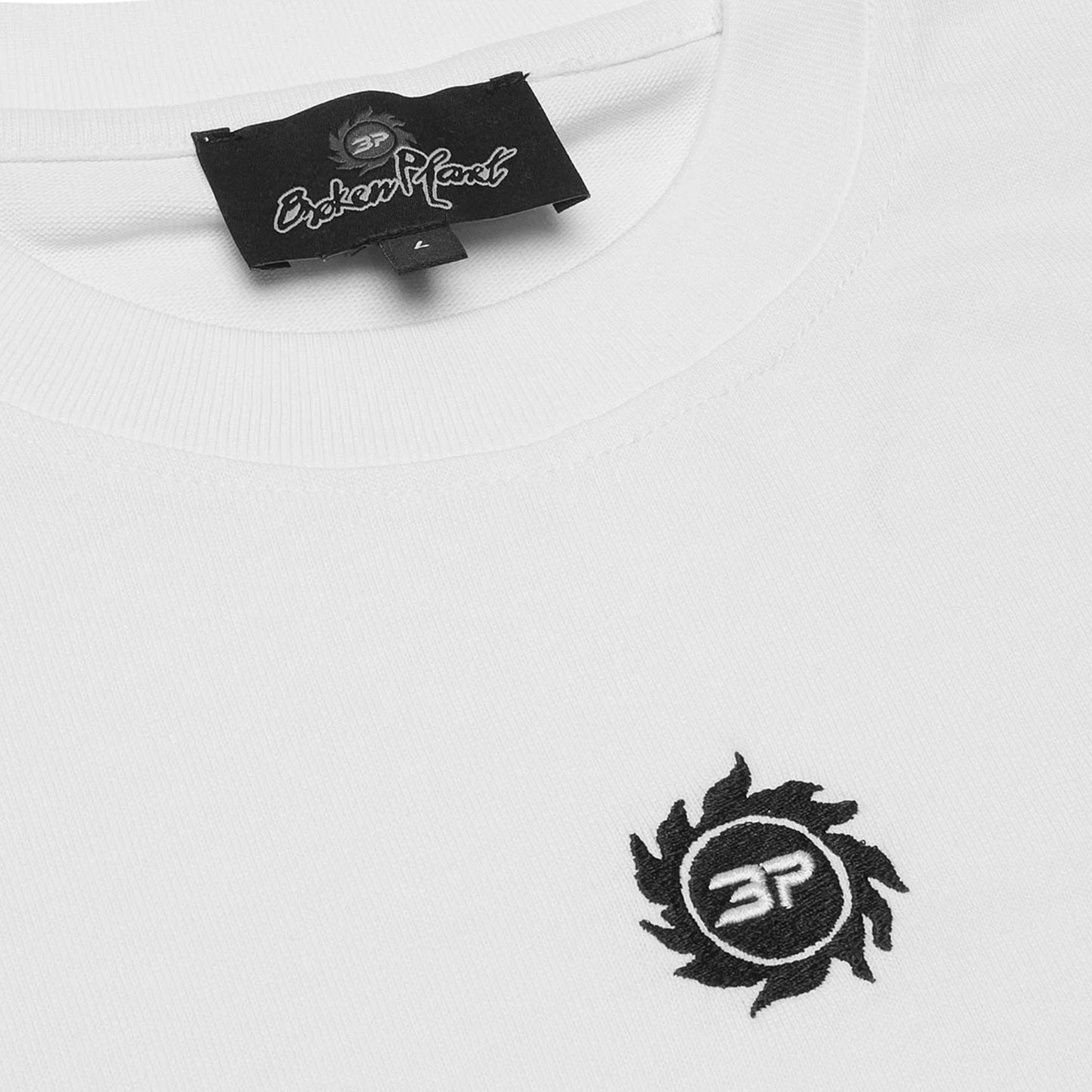 Broken Planet Sun T-Shirt Snow White