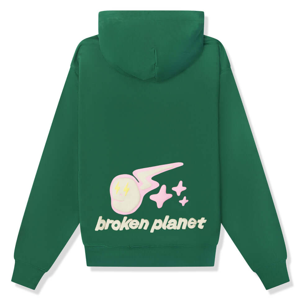 Broken Planet Market Speed Of Light Hoodie Malachite Green by Broken Planet Market in Uncategorized. Available at KershKicks for £170.00. A must-have for fans of Broken Planet Market looking to elevate their style with this Hoodie.