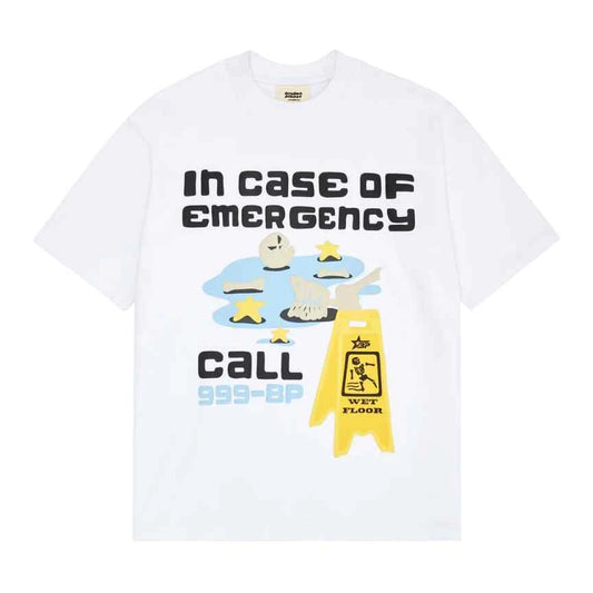 Broken Planet Market In Case Of Emergency T-Shirt White by Broken Planet Market in Uncategorized. Available at KershKicks for £80.00. A must-have for fans of Broken Planet Market looking to elevate their style with this T-Shirt.