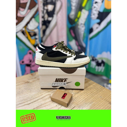 Jordan 1 Low Travis Scott Olive (W) UK5.5