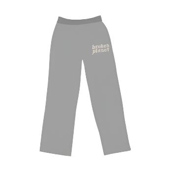 BROKEN PLANET STRAIGHT LEG SWEATPANTS GREY by Broken Planet Market from £95.00