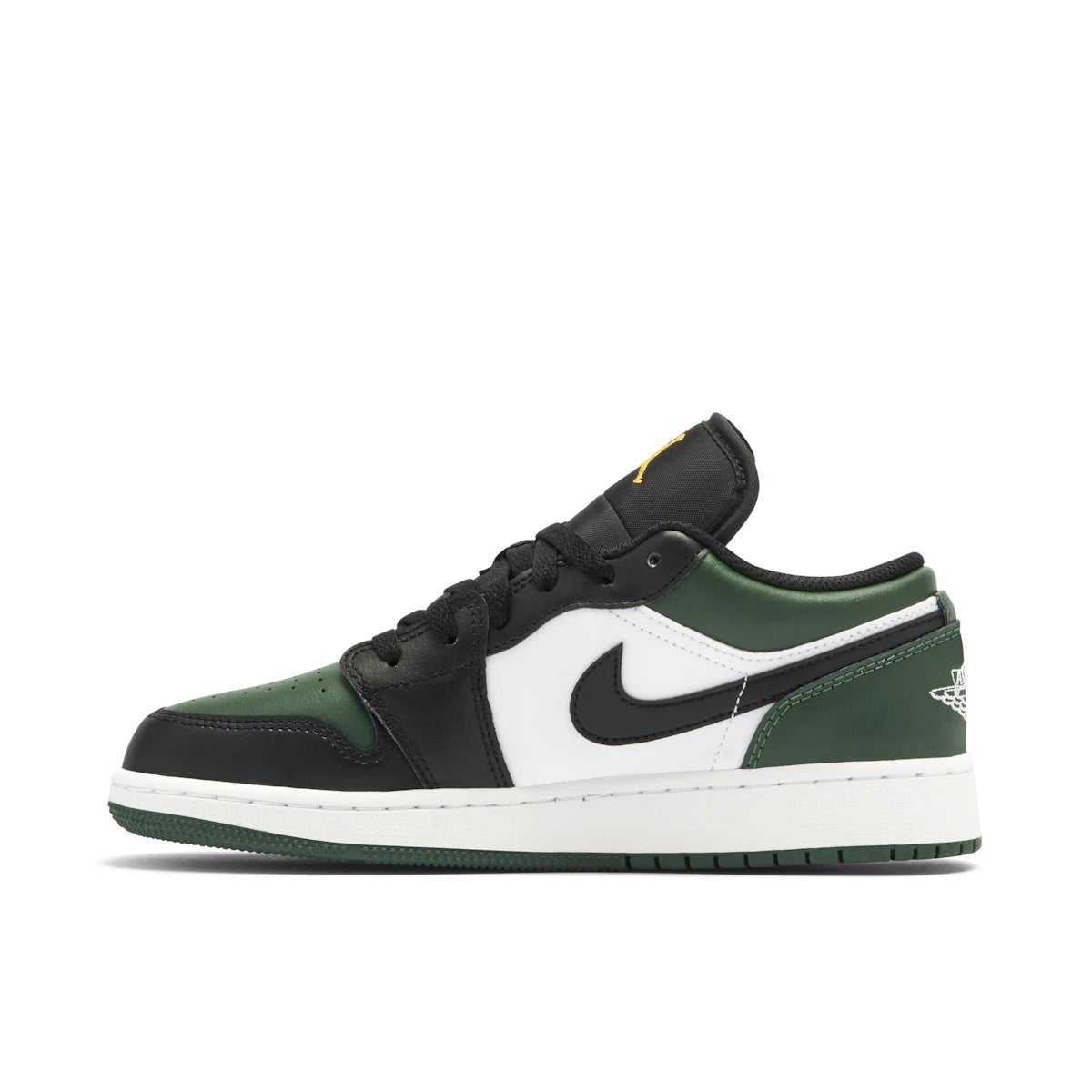 Jordan 1 Low Green Toe (GS) by Jordan's in Shoes. Available at KershKicks for £175.00. A must-have for fans of Jordan's looking to elevate their style with this Shoes.
