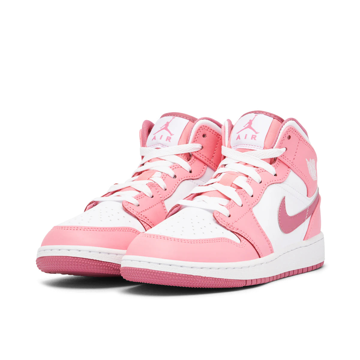 Jordan 1 Mid Valentine's Day (2023) (GS) by Jordan's in Shoes. Available at KershKicks for £150.00. A must-have for fans of Jordan's looking to elevate their style with this Shoes.