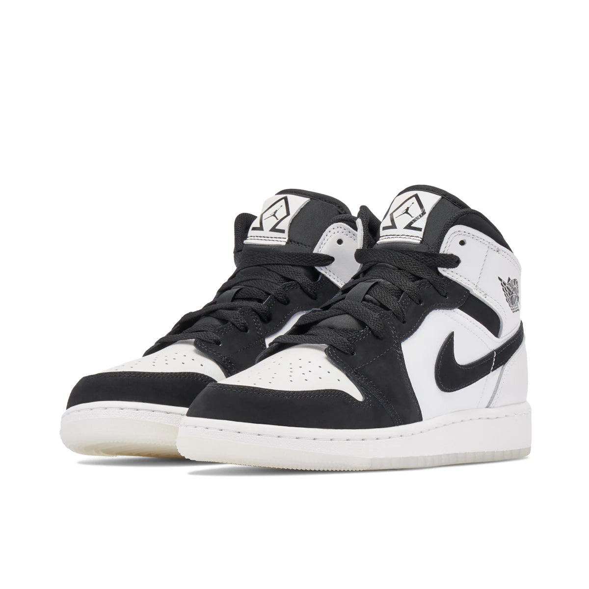 Jordan 1 Mid Diamond Shorts GS by Jordan's in Shoes. Available at KershKicks for £100.00. A must-have for fans of Jordan's looking to elevate their style with this Shoes.