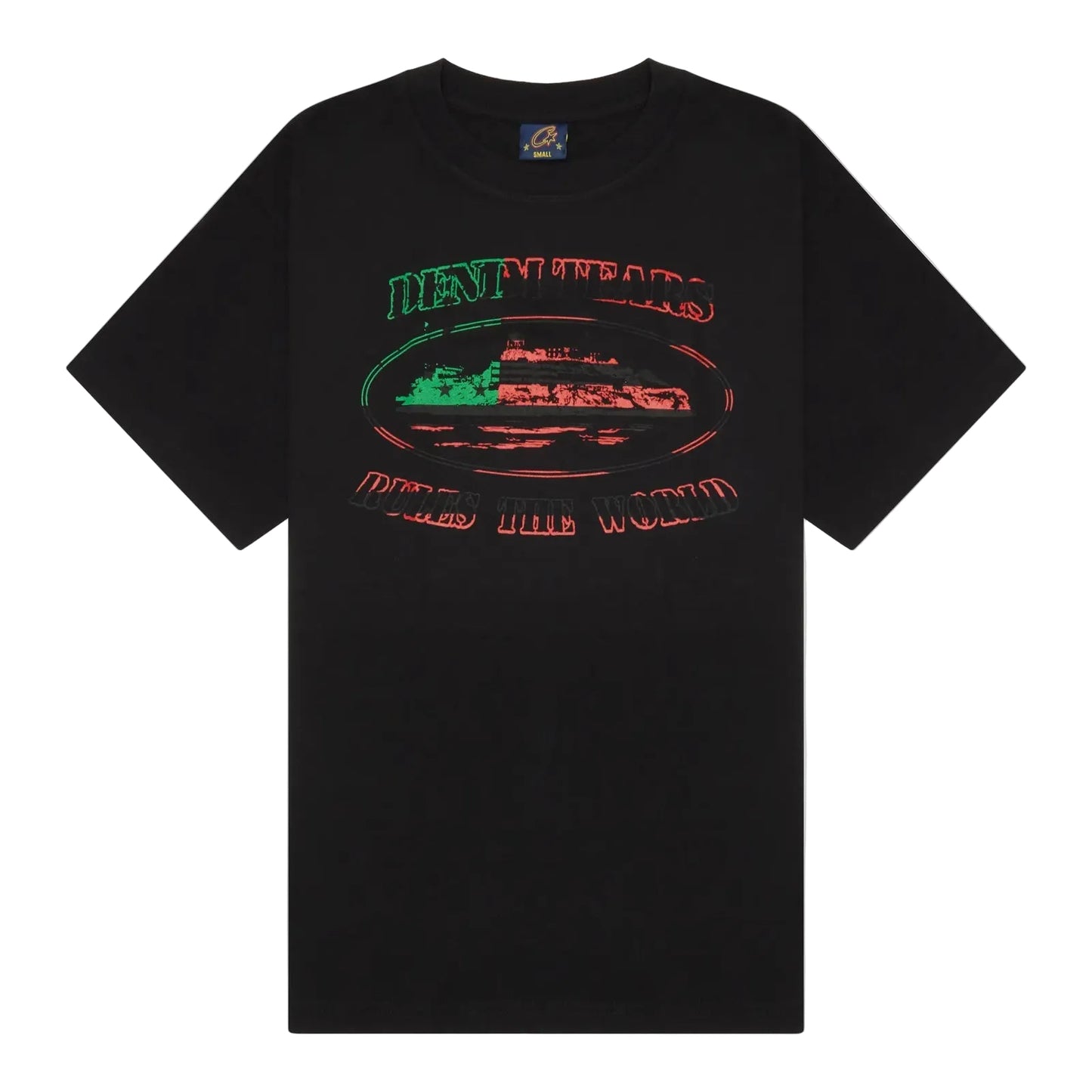 Corteiz x Denim Tears Alcatraz T-Shirt Black