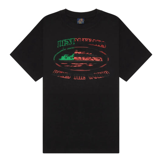 Corteiz x Denim Tears Alcatraz T-Shirt Black