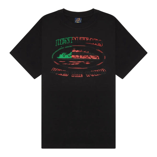 Corteiz x Denim Tears Alcatraz T-Shirt Black | Corteiz | KershKicks