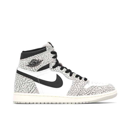 Jordan 1 Retro High OG White Cement by Jordan's in Shoes. Available at KershKicks for £165.00. A must-have for fans of Jordan's looking to elevate their style with this Shoes.