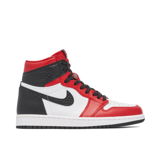 Jordan 1 Retro High Satin Snake Chicago (W) by Jordan's in Shoes. Available at KershKicks for £185.00. A must-have for fans of Jordan's looking to elevate their style with this Shoes.