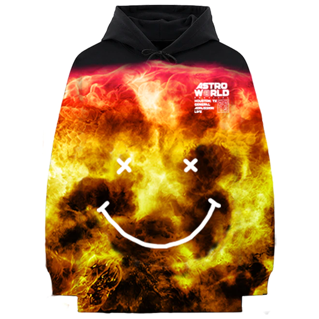 Travis Scott Poster Hoodie by Travis Scott in . Available at KershKicks for £180.00. A must-have for fans of Travis Scott looking to elevate their style with this Hoodie.