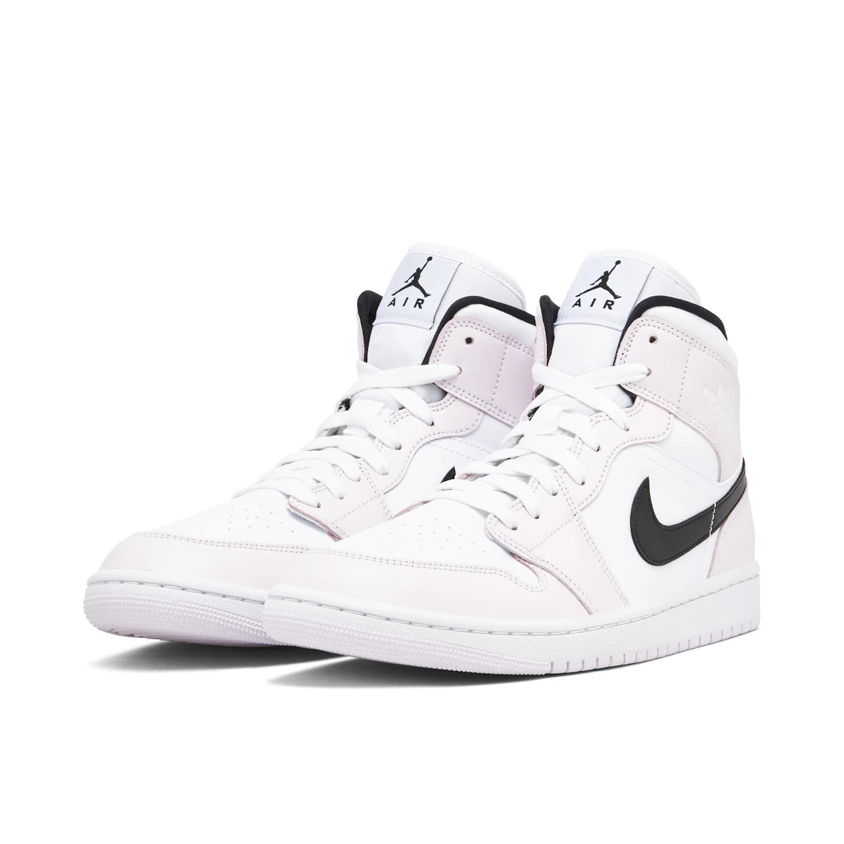 Jordan 1 Mid Barely Rose (W) by Jordan's in Shoes. Available at KershKicks for £175.00. A must-have for fans of Jordan's looking to elevate their style with this Shoes.