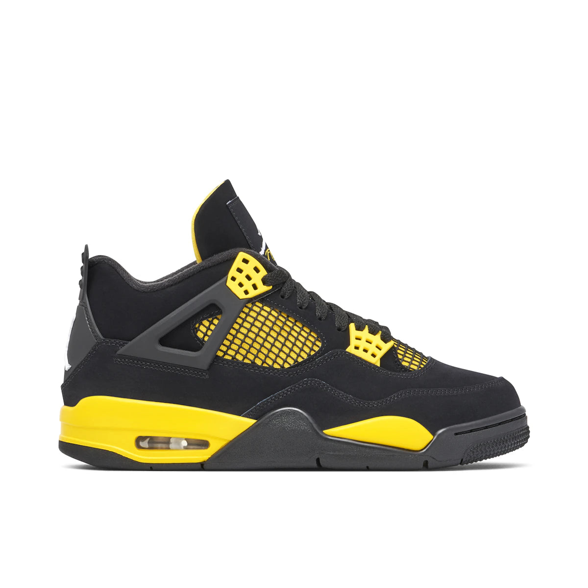 Jordan 4 Retro Thunder (2023) by Jordan's in Shoes. Available at KershKicks for £285.00. A must-have for fans of Jordan's looking to elevate their style with this Shoes.
