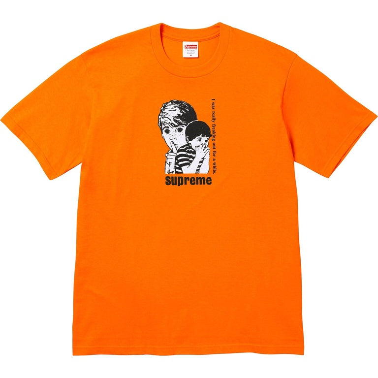 Supreme Freaking Out Tee Orange