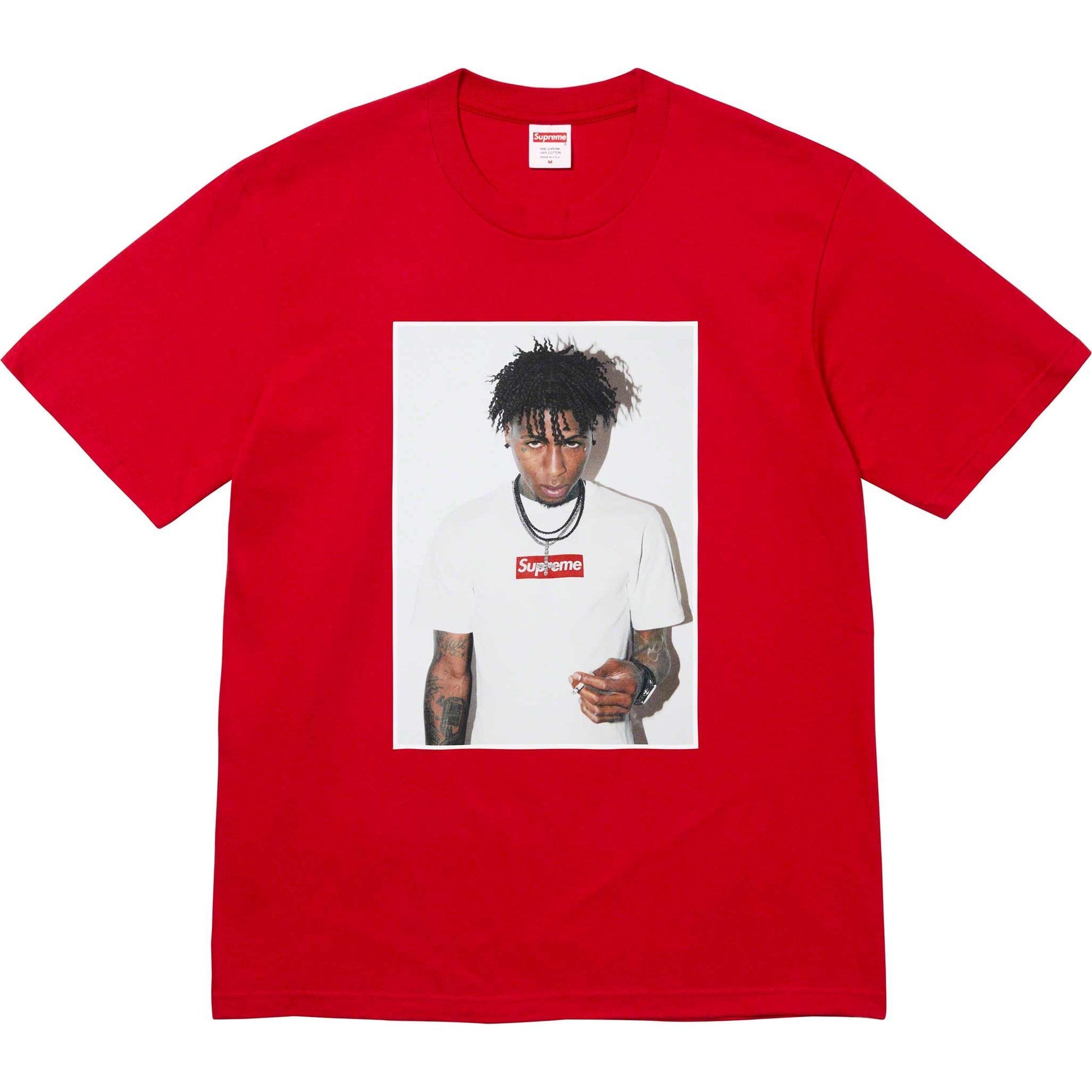 Supreme NBA Youngboy Tee Red by Supreme in . Available at KershKicks for £95.00. A must-have for fans of Supreme looking to elevate their style with this T-Shirt.