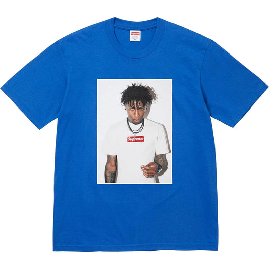 Supreme NBA Youngboy Tee Blue by Supreme in . Available at KershKicks for £95.00. A must-have for fans of Supreme looking to elevate their style with this T-Shirt.