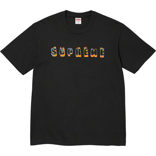 Supreme Stencil Tee Black by Supreme in . Available at KershKicks for £85.00. A must-have for fans of Supreme looking to elevate their style with this T-Shirt.