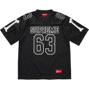 Supreme Bones Football Jersey Black | Supreme | KershKicks