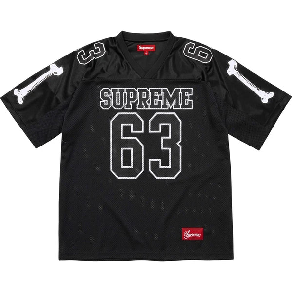 Supreme Bones Football Jersey 63 ブラック Supreme Bones Football Jersey Black | Supreme | KershKicks