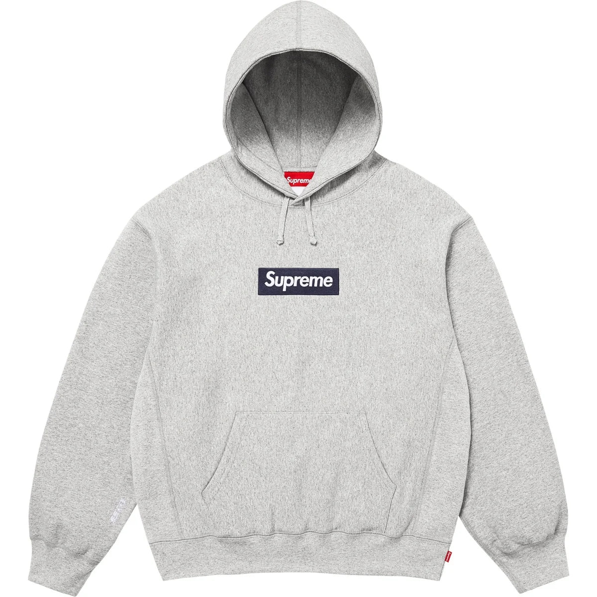 Supreme Box Logo Hooded Sweatshirt Heather Grey