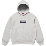 Supreme Box Logo Hooded Sweatshirt Heather Grey