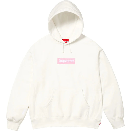 Supreme Box Logo Hooded Sweatshirt White