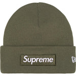 Supreme New Era Box Logo Beanie Light Olive