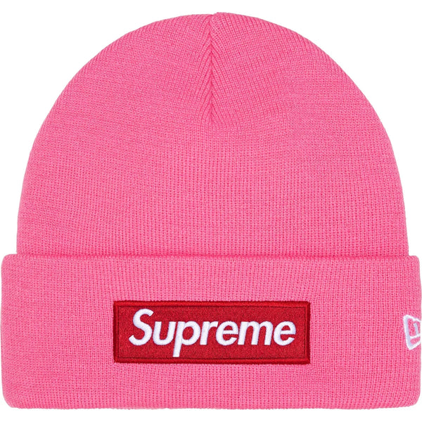Supreme New Era Box Logo Beanie Magenta | Supreme | KershKicks