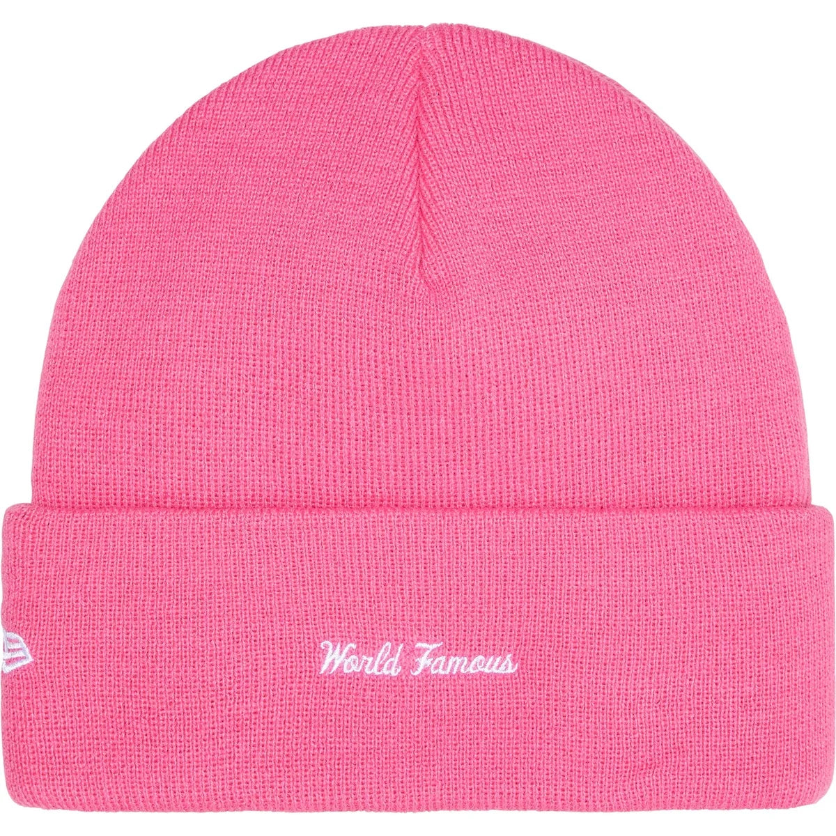 Supreme New Era Box Logo Beanie Magenta