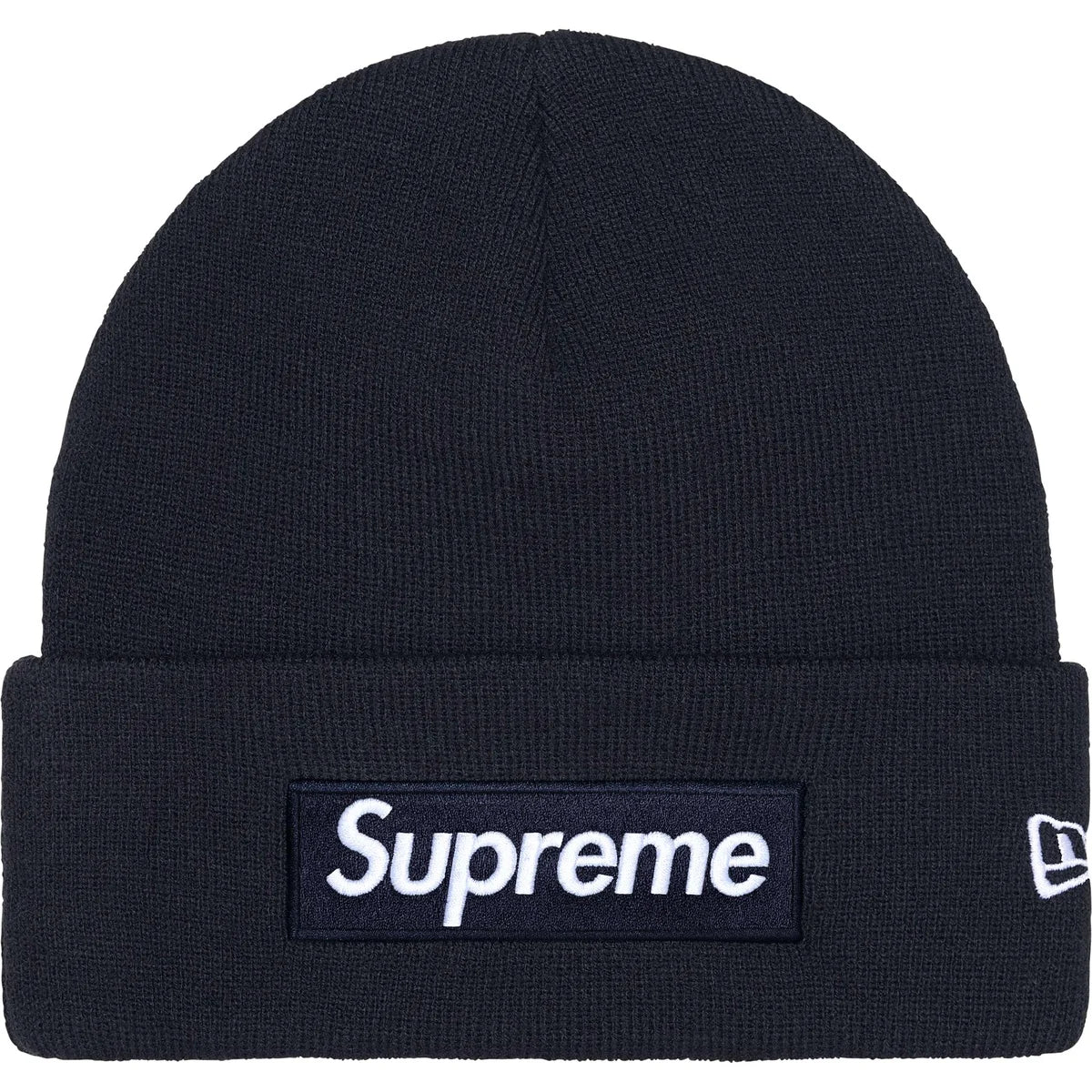 Supreme New Era Box Logo Beanie Navy