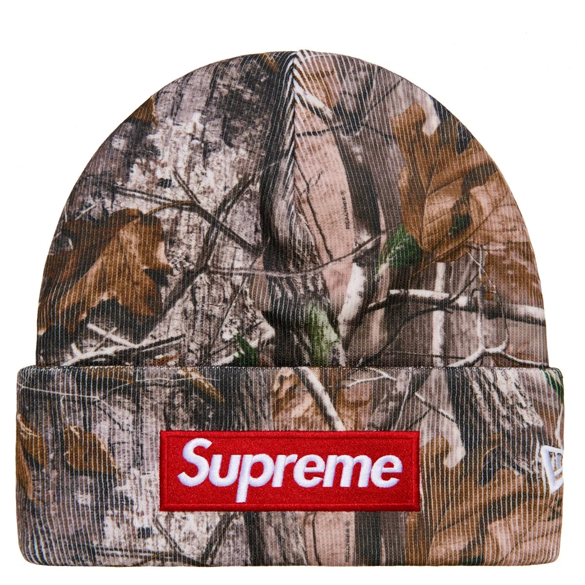 Supreme New Era Box Logo Beanie Realtree® AP Camo