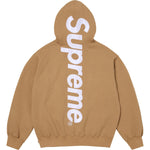 Supreme Satin Appliqué Hooded Sweatshirt (FW25) Brown