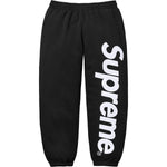 Supreme Satin Appliqué Sweatpant (FW25) Black