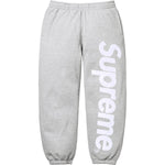 Supreme Satin Appliqué Sweatpant (FW25) Heather Grey