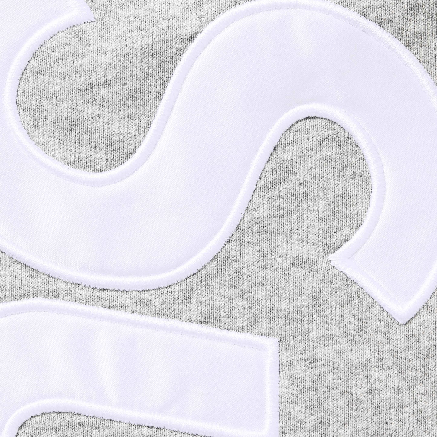 SUPREME SATIN APPLIQUÉ SWEATPANT HEATHER GREY