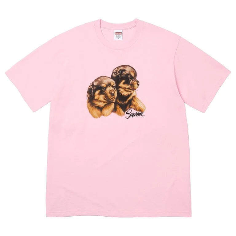 Supreme Puppies Tee Pink