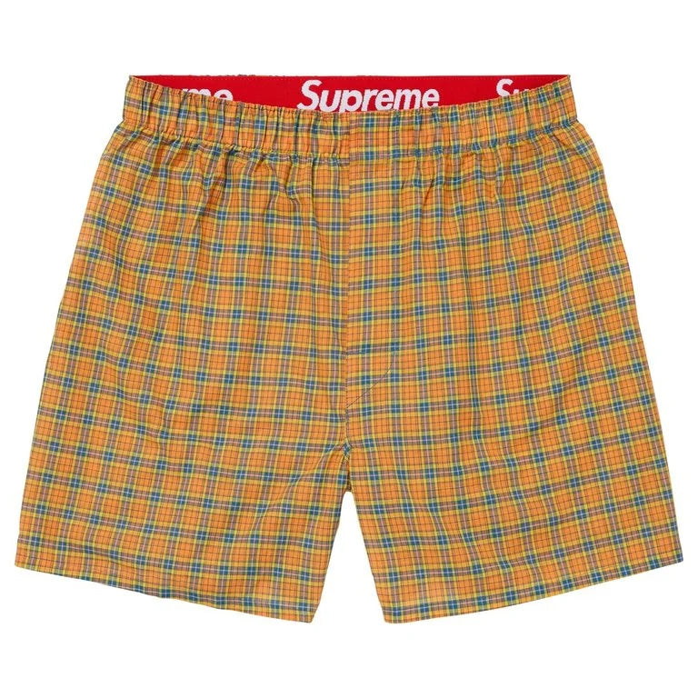 Supreme Hanes  Plaid Boxers (4 Pack)