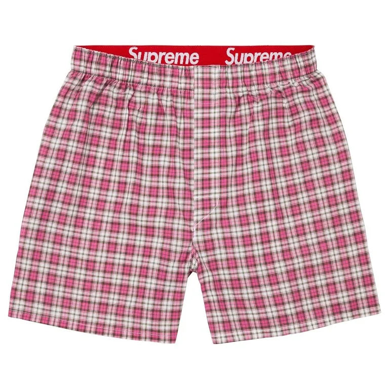 Supreme Hanes  Plaid Boxers (4 Pack)