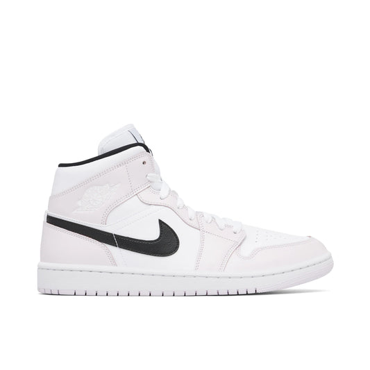 Jordan 1 Mid Barely Rose (W) by Jordan's in Shoes. Available at KershKicks for £175.00. A must-have for fans of Jordan's looking to elevate their style with this Shoes.