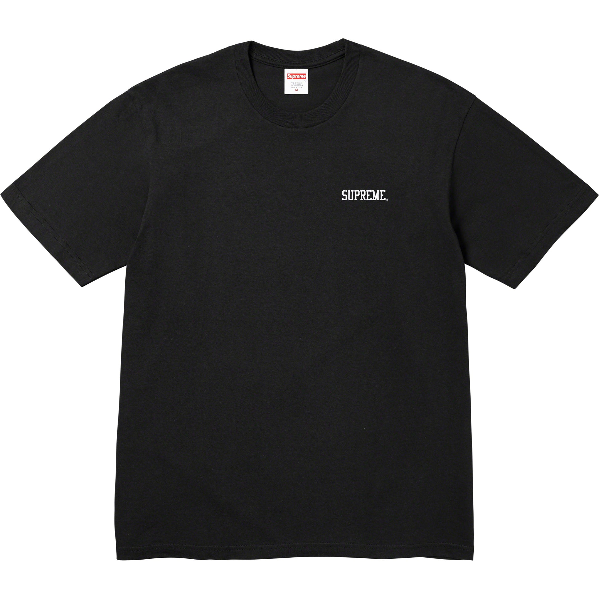 Supreme Fighter Tee Black by Supreme in . Available at KershKicks for £95.00. A must-have for fans of Supreme looking to elevate their style with this T-Shirt.