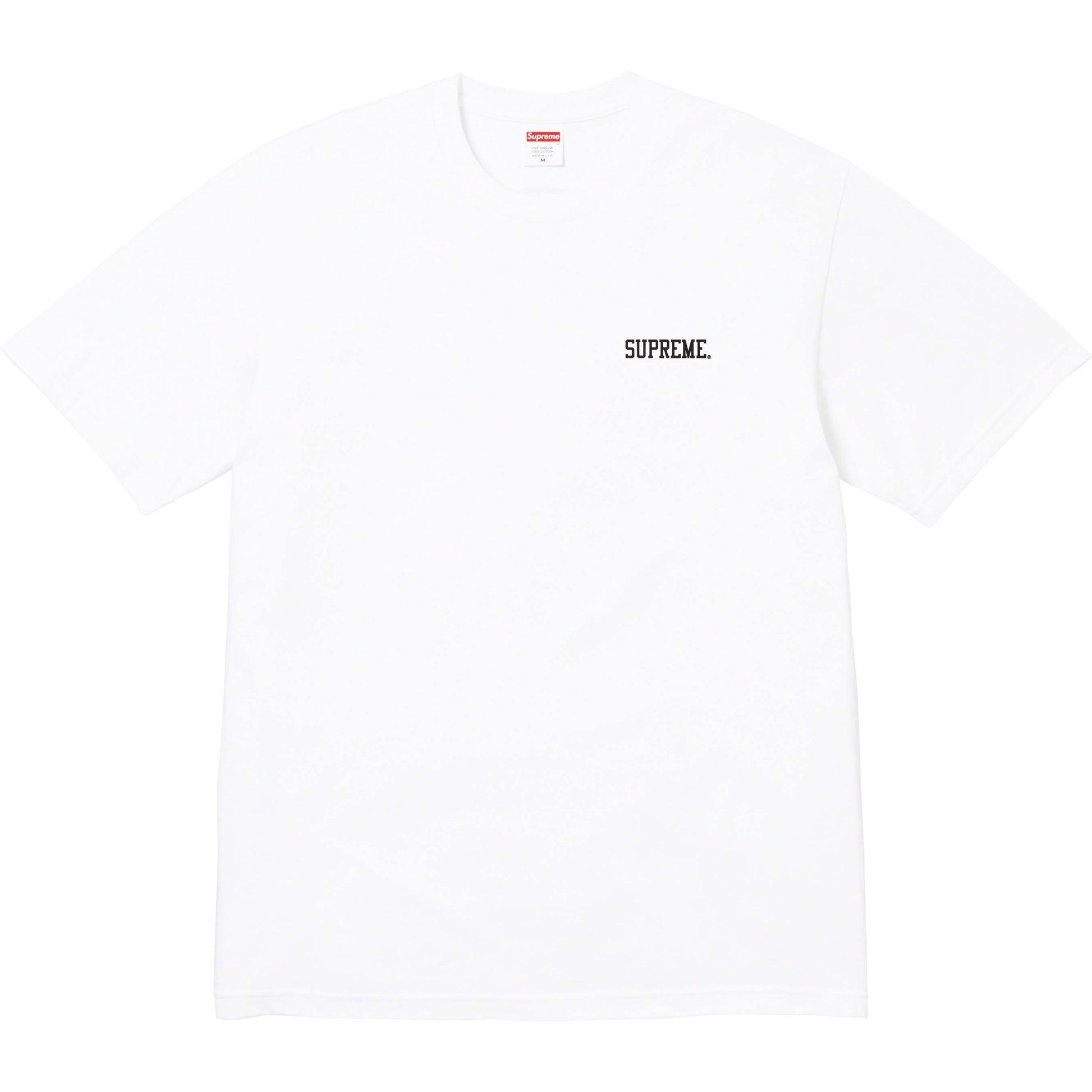 Supreme Fighter Tee White by Supreme in . Available at KershKicks for £95.00. A must-have for fans of Supreme looking to elevate their style with this T-Shirt.