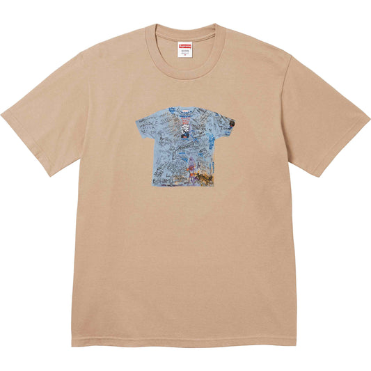 Supreme 30th Anniversary Tee - Khaki by Supreme in Uncategorized. Available at KershKicks for £75.00. A must-have for fans of Supreme looking to elevate their style with this T-Shirt.