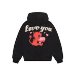 Broken Planet Broken Hearts Hoodie Midnight Black